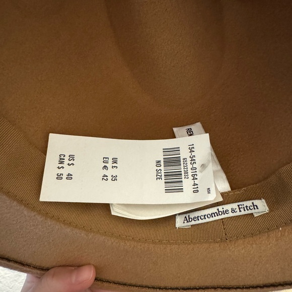 Abercrombie & Fitch Brown Panama Hat NWT - Picture 6 of 6